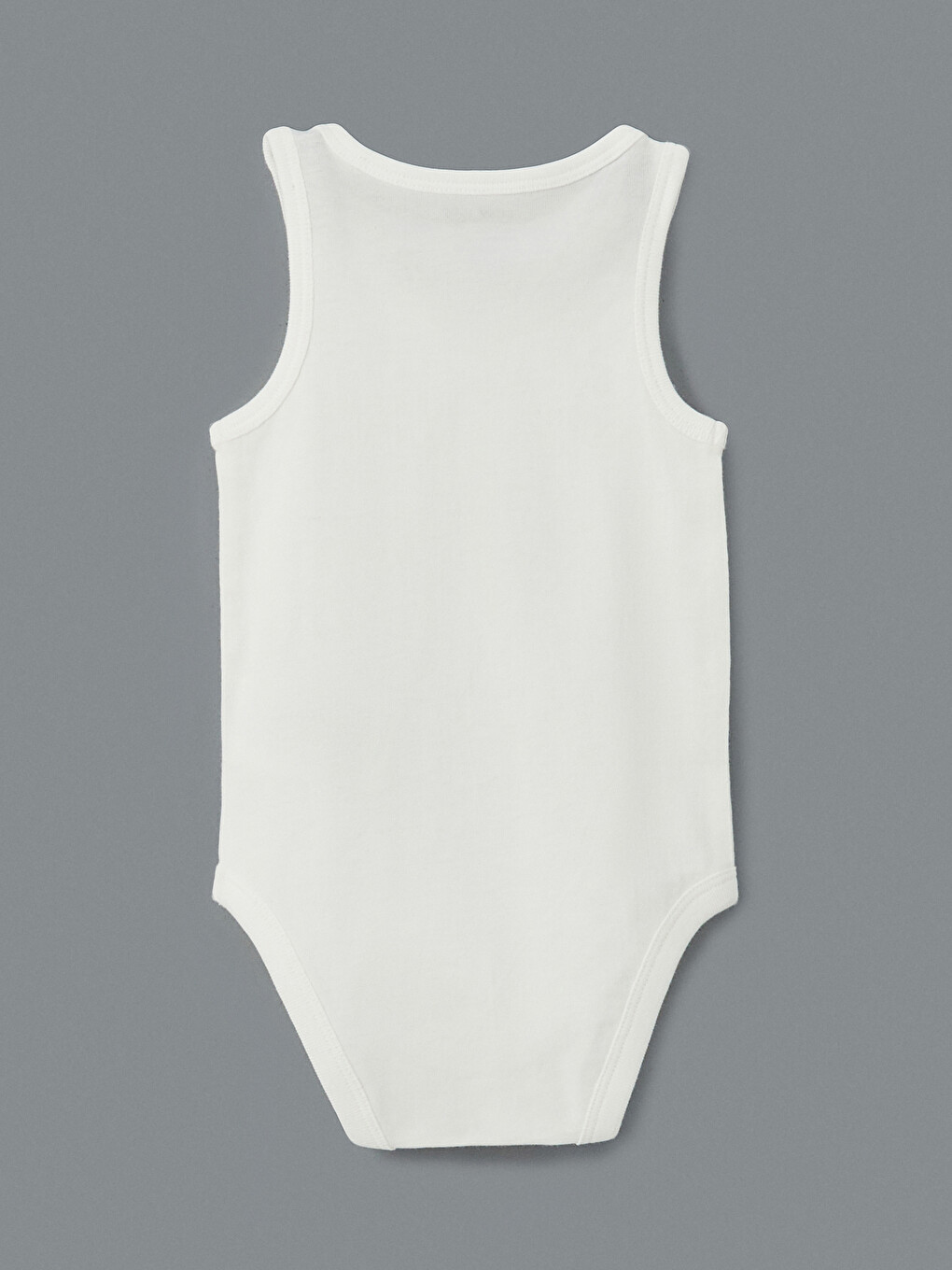 Ekru Bisiklet Yaka Erkek Bebek Çıtçıtlı Body-1
