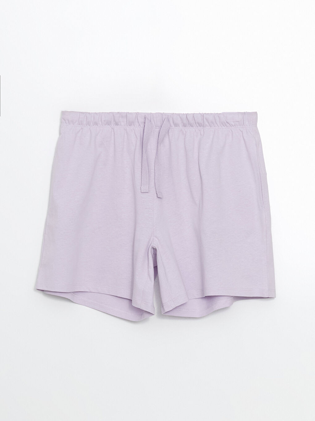 Turkuaz Beli Lastikli Kadın Şort Pijama Altı