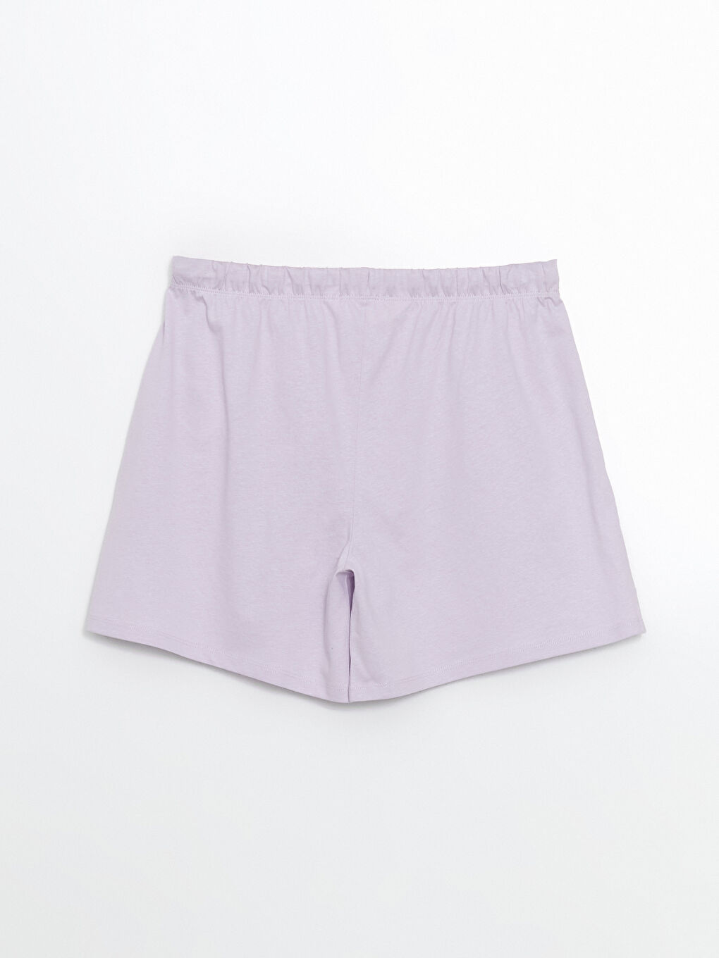 Turkuaz Beli Lastikli Kadın Şort Pijama Altı-1