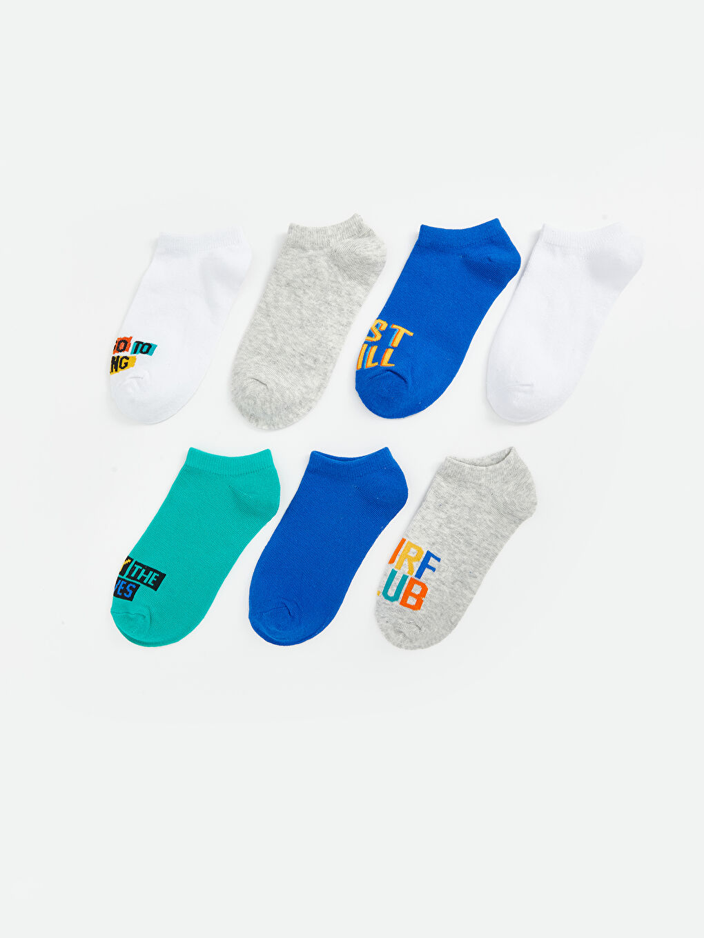Boys' Trainer Socks 7 Pack -S5ET30Z4-K00