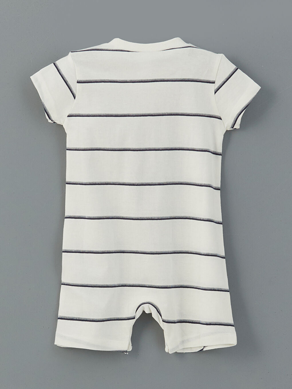 Crew Neck Baby Boy'S Cotton Jumpsuit -S5ET61Z1-LRA