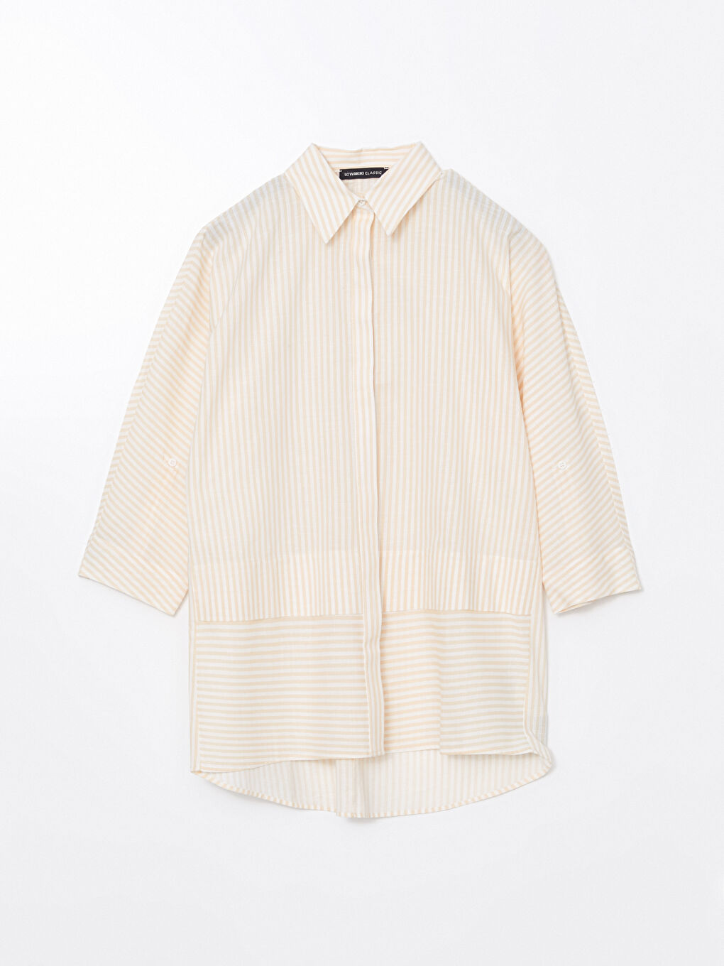Striped Poplin Women's Shirt -S5ET78Z8-ELZ