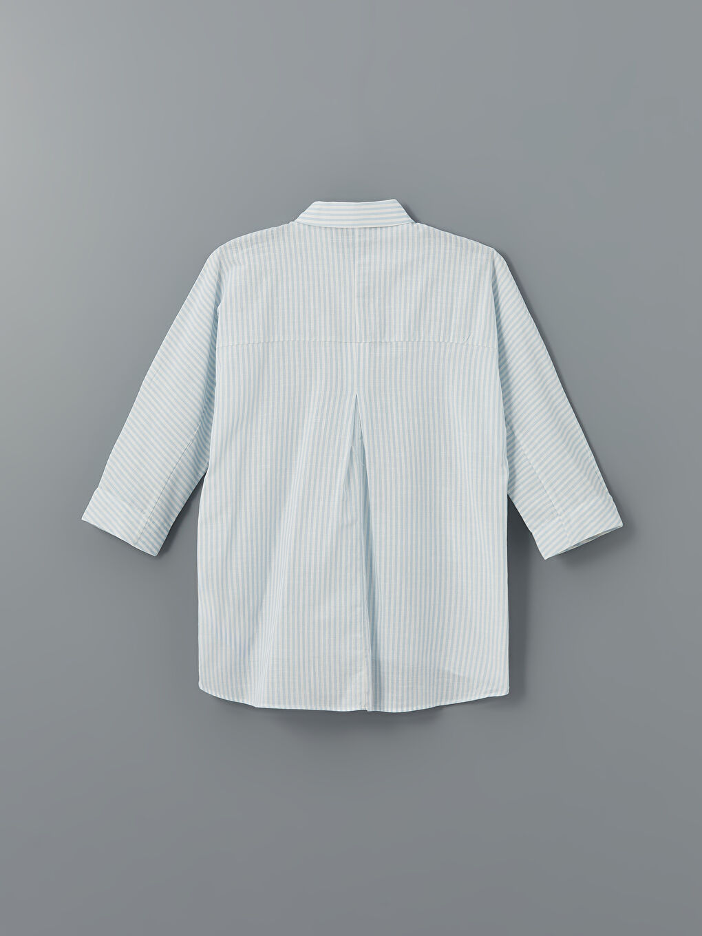 Striped Poplin Women's Shirt-5