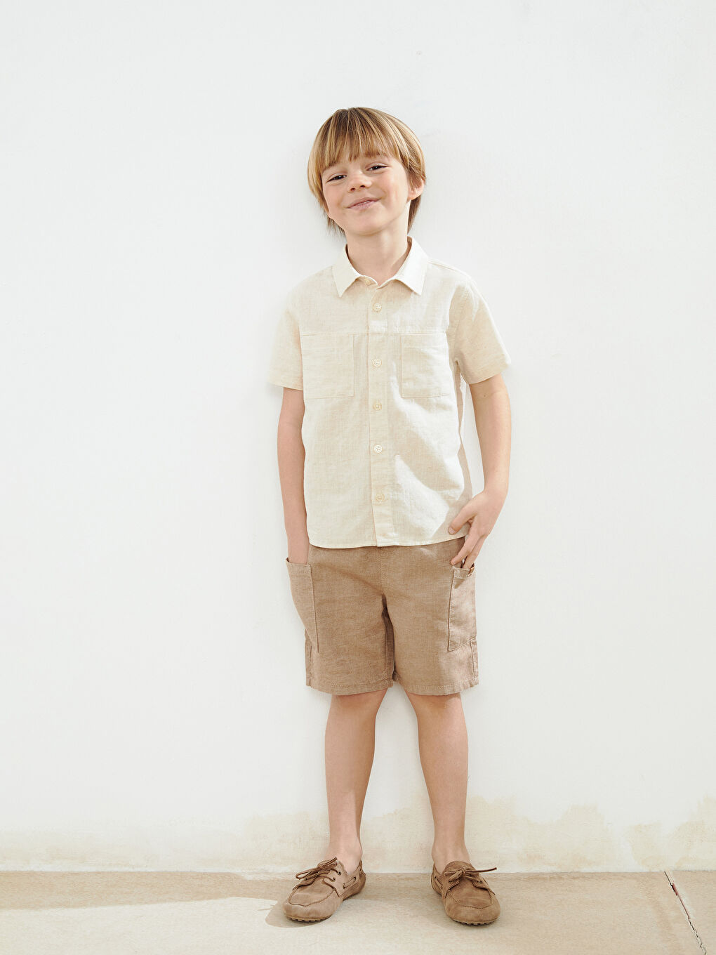 Boy BROWN Shorts -S5ET95Z1-R1L