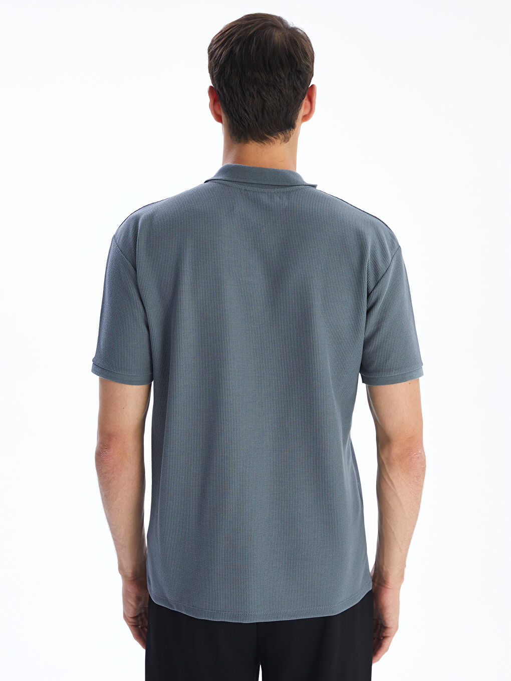 Polo Neck Short Sleeve Men's T-Shirt -S5ET98Z8-KKY