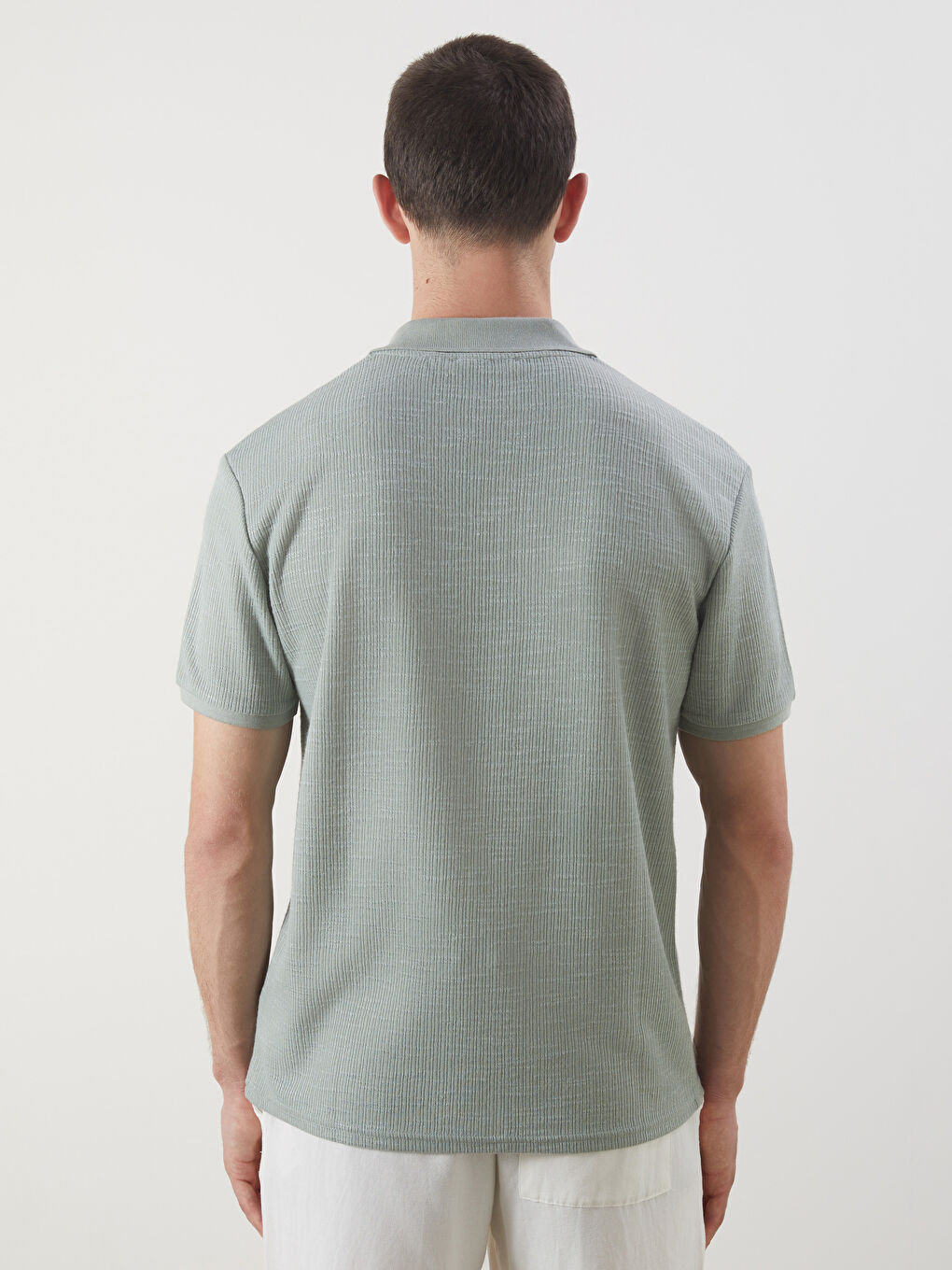 LCW Vision Men's Polo Neck T-Shirt -S5ET99Z8-J1R