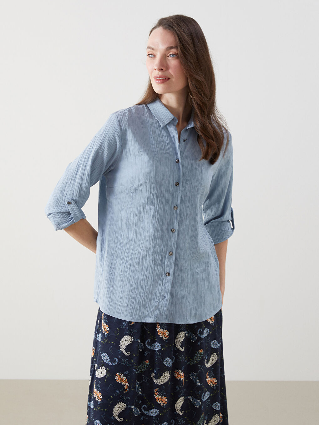 Regular Fit Women's Shirt -S5EU05Z8-GMH