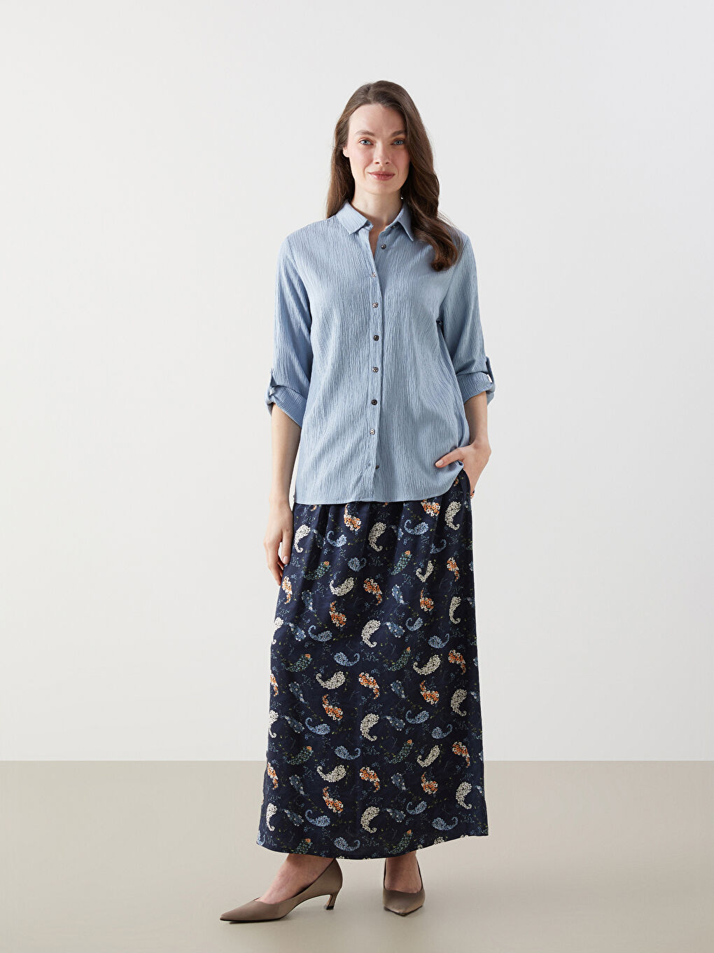 Regular Fit Women's Shirt -S5EU05Z8-GMH