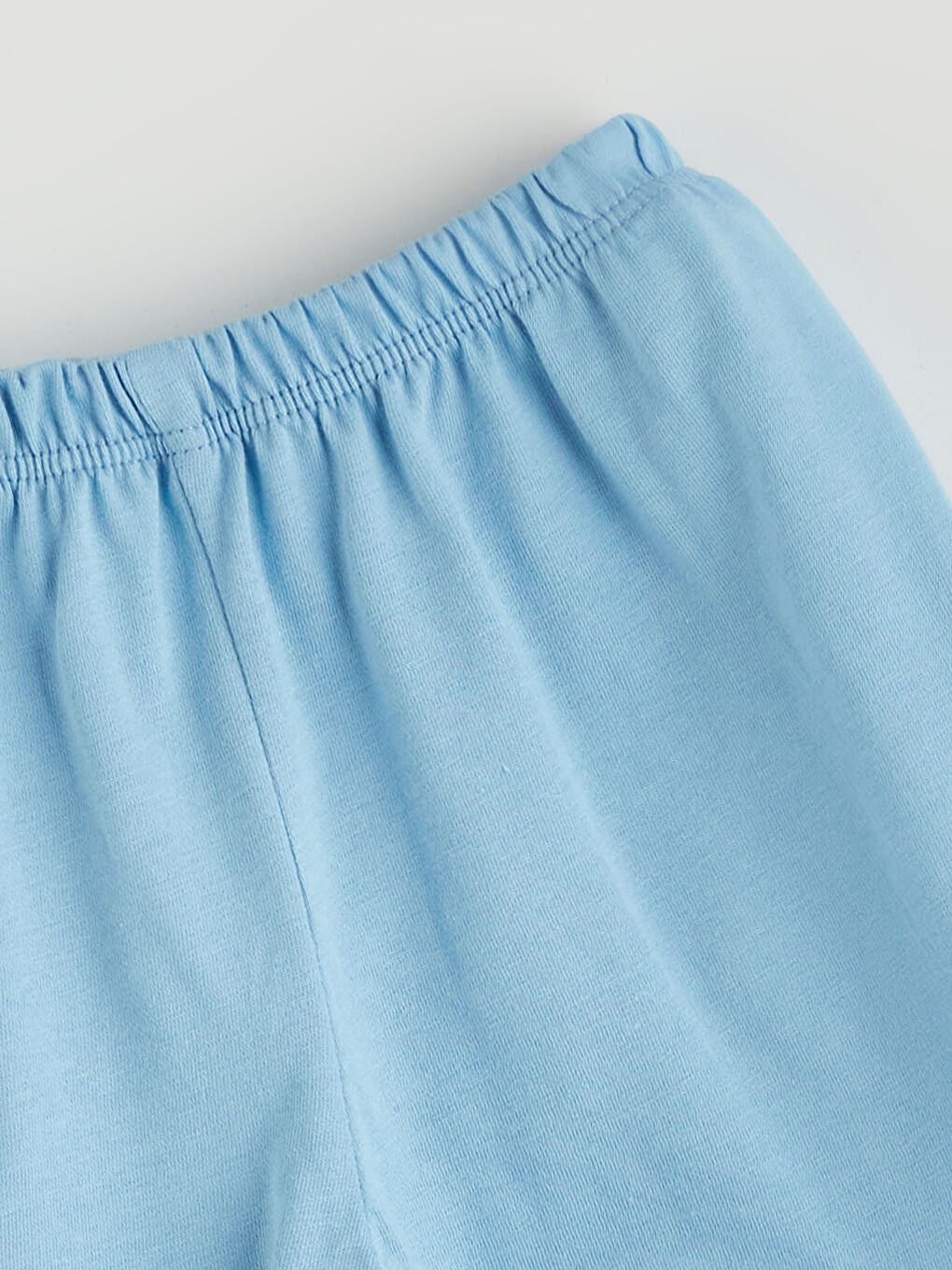 Mavi Beli Lastikli Erkek Bebek Şort-2