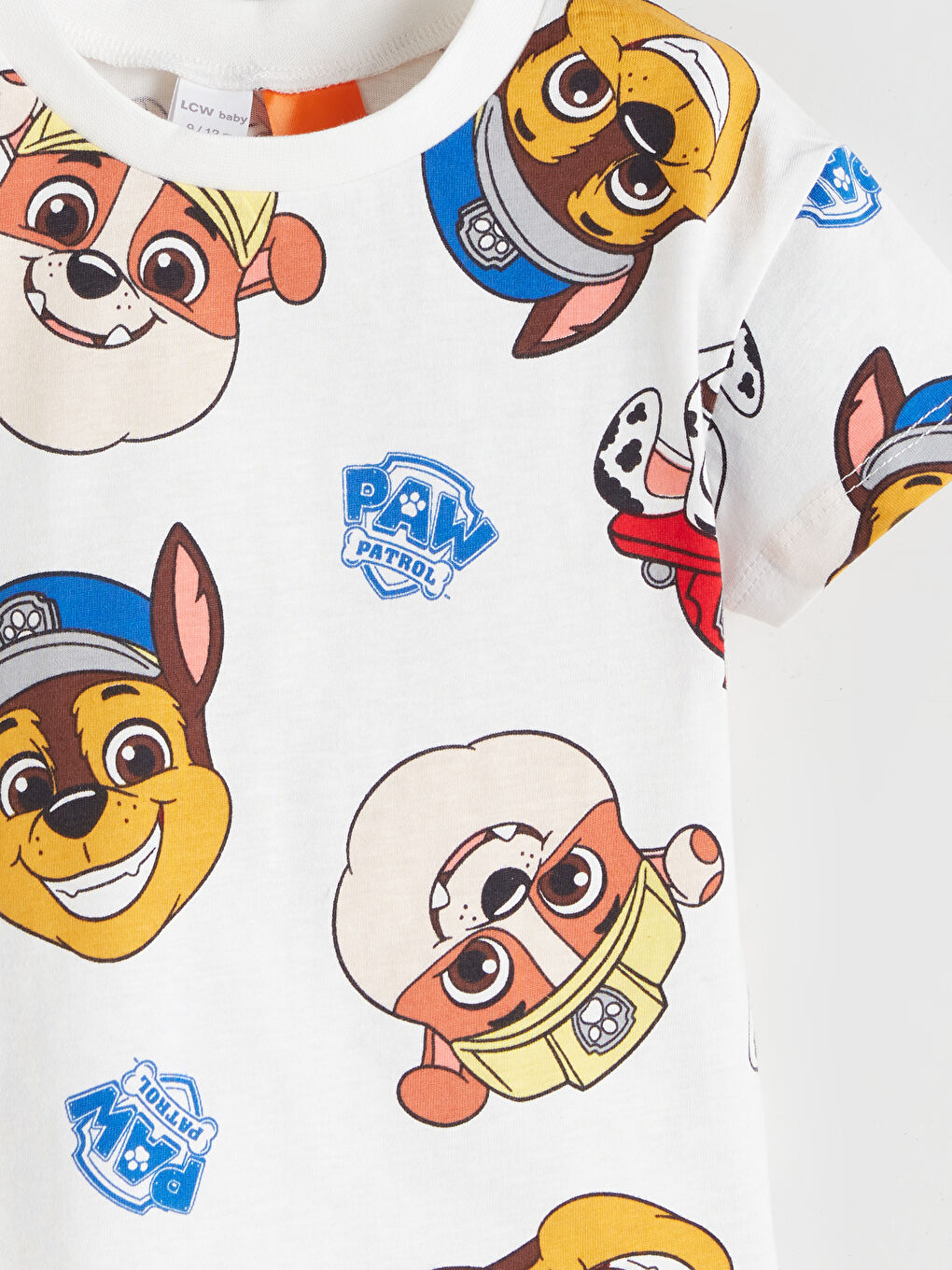 Paw Patrol Printed Baby Boys' Shortie Pyjama Set -S5EU18Z1-LRA