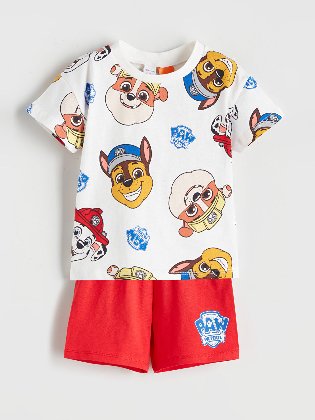 Paw Patrol Printed Baby Boys' Shortie Pyjama Set -S5EU18Z1-LRA