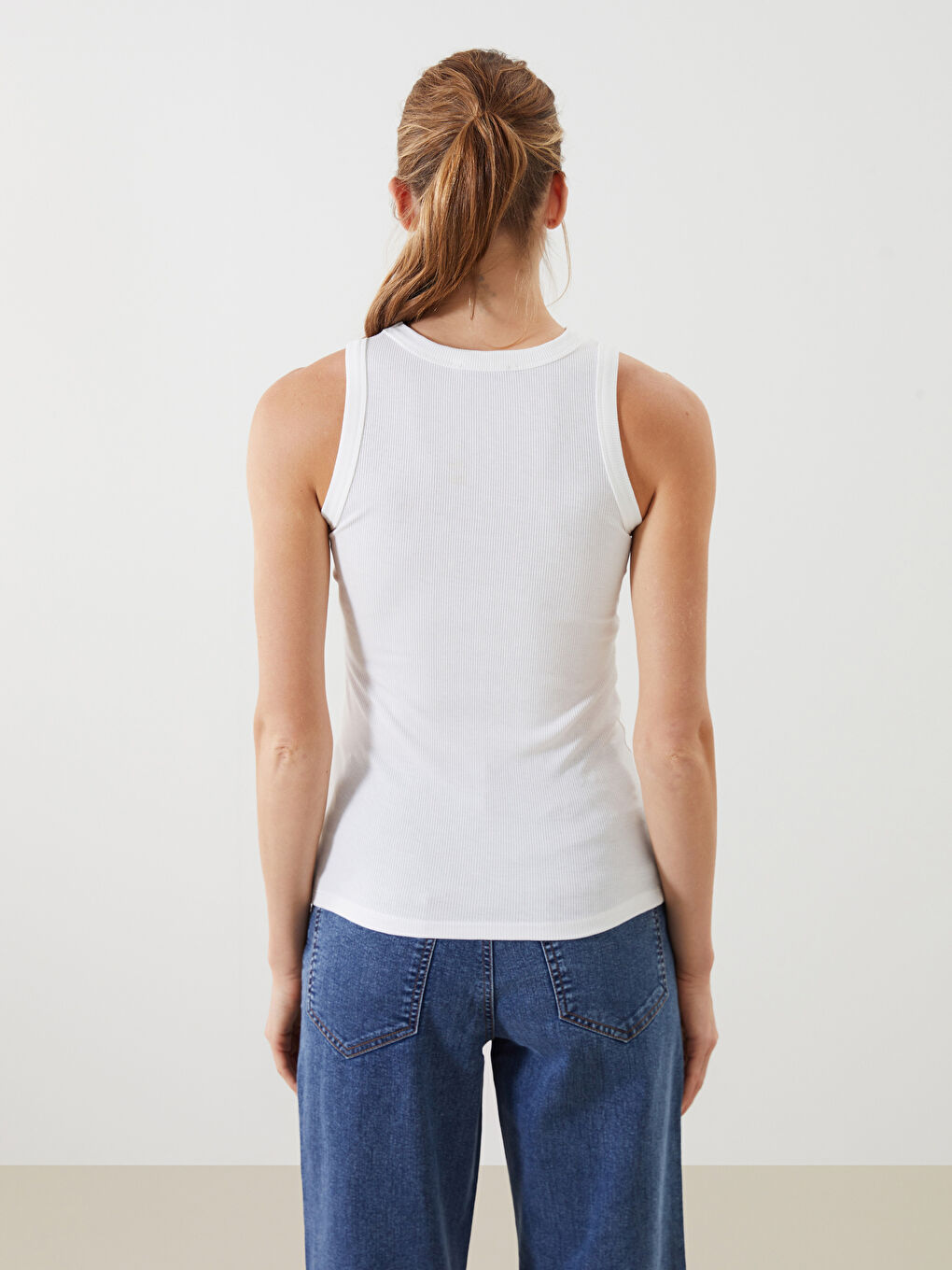 Crew Neck Bejeweled Women’S Tank Top -S5EU60Z8-R9J
