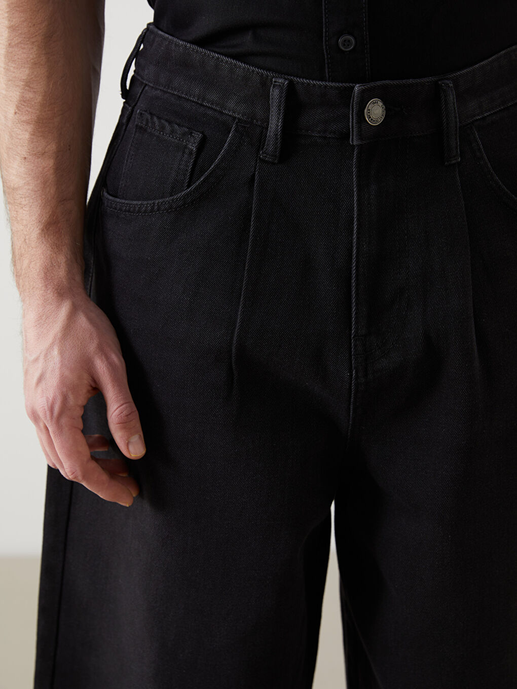 LCW Jeans Muški teksas bermuda šorts -S5EU73Z8-326