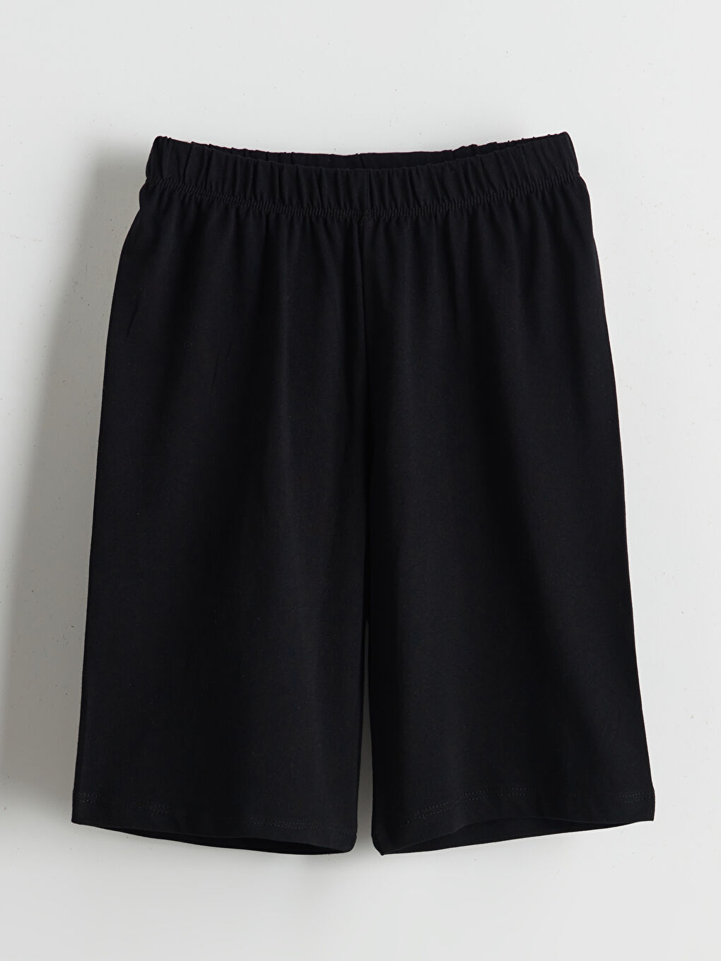 Siyah Beli Lastikli Erkek Çocuk Pijama Şort