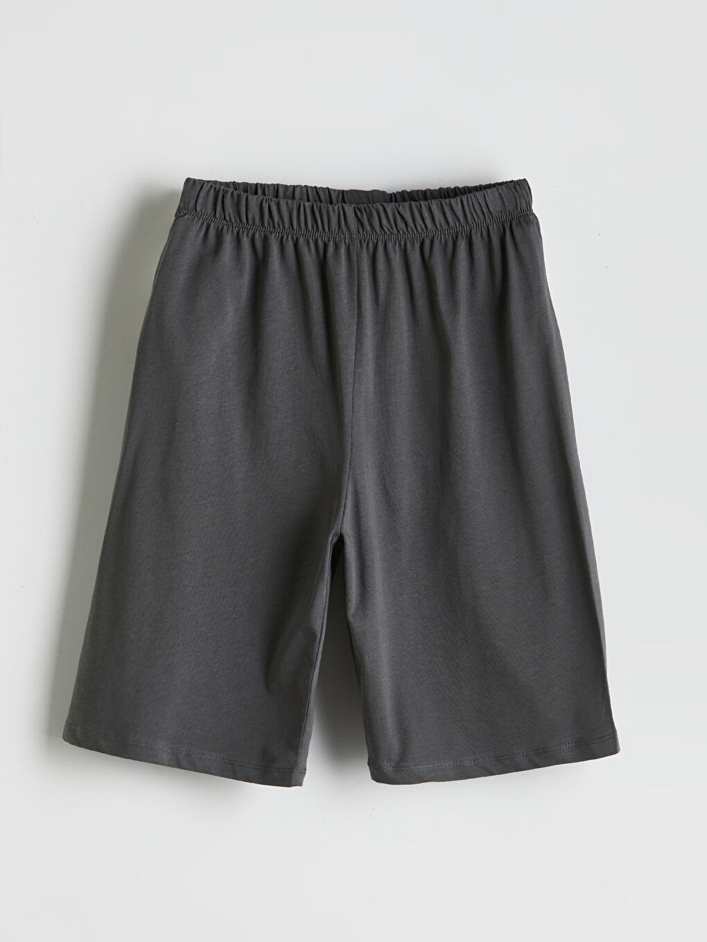 LCW Kids Gri Beli Lastikli Erkek Çocuk Pijama Şort