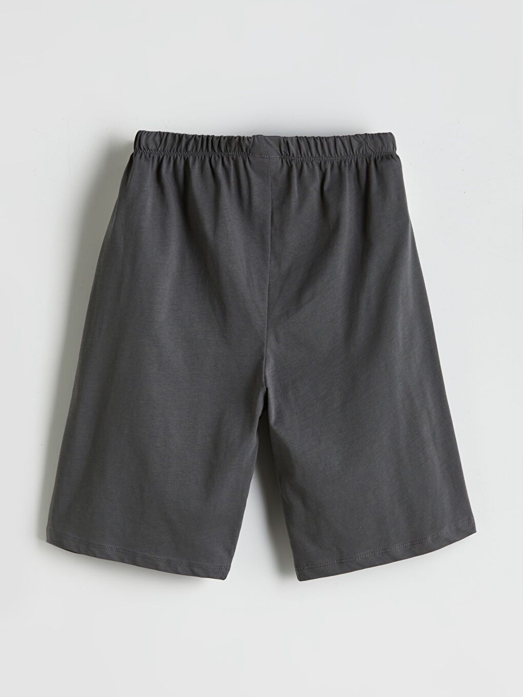 LCW Kids Gri Beli Lastikli Erkek Çocuk Pijama Şort - 1
