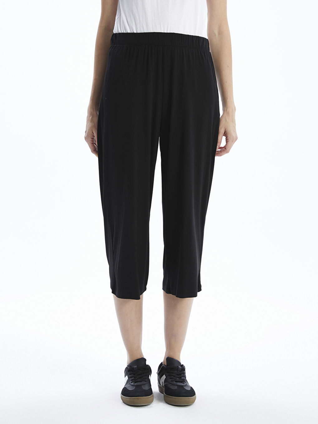 Elastic Waist Capri -S5EV06Z8-CVL