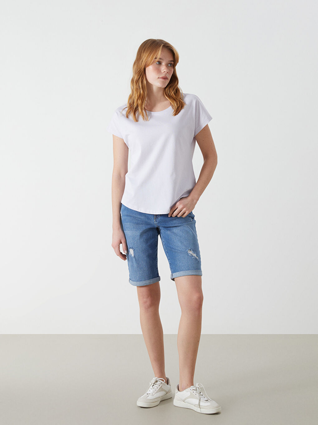 Crew Neck Women's Sports T-Shirt -S5EV11Z8-G7T