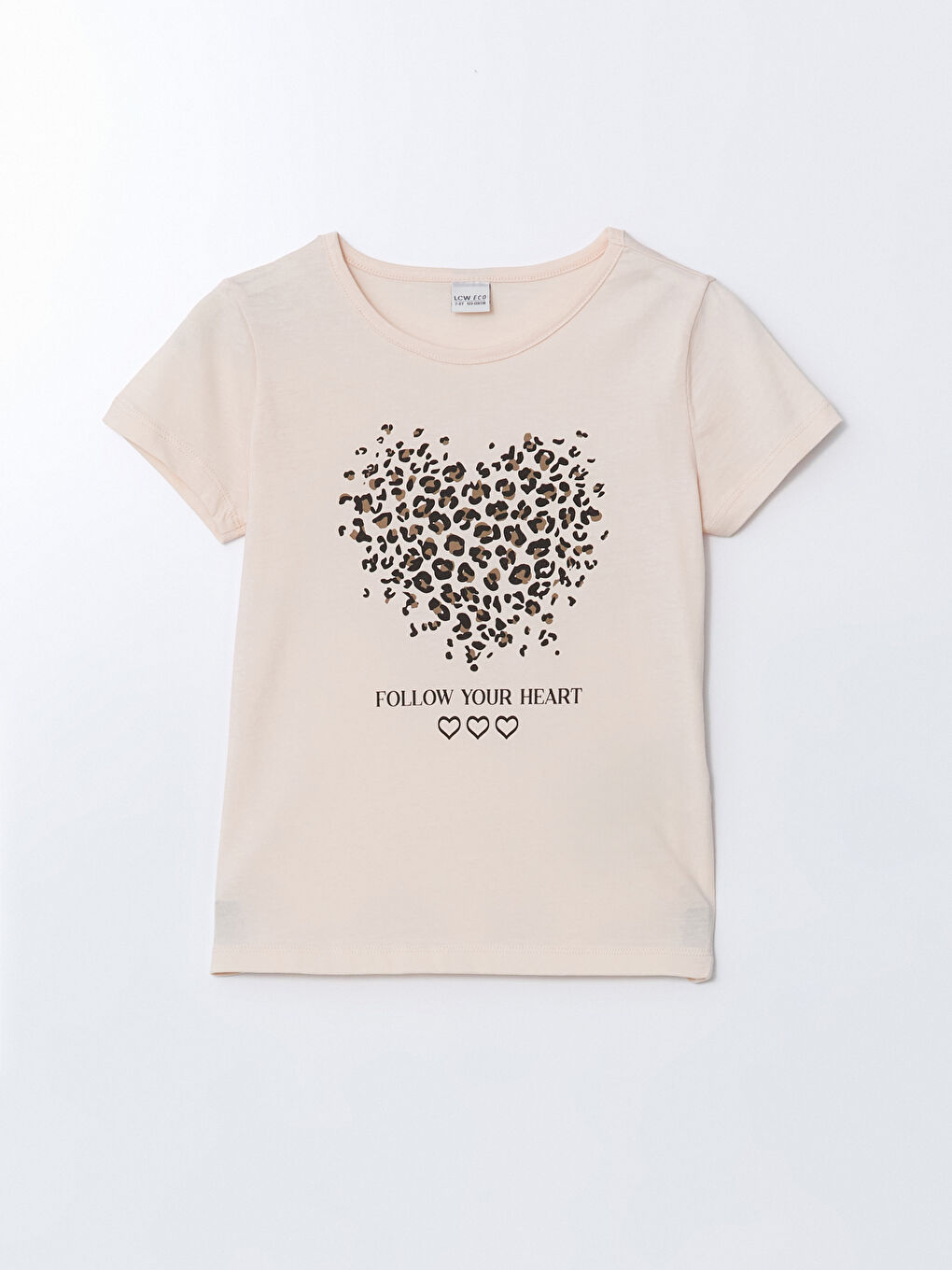 Crew Neck Girls' T-Shirt -S5EV53Z4-FRP