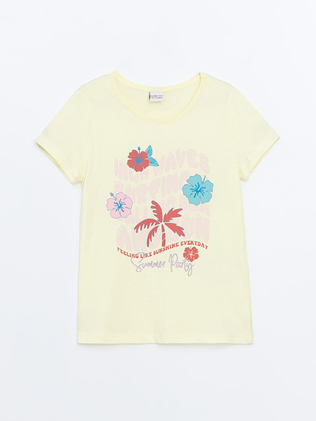 Crew Neck Girl's T-Shirt -S5EV58Z4-FRL