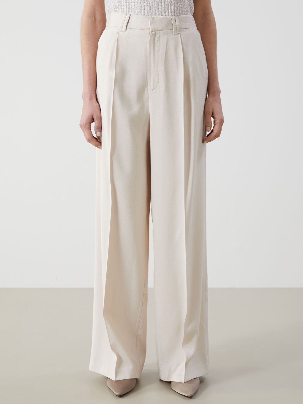 BEŽ Pantalone Žene -S5EV62Z8-CT2