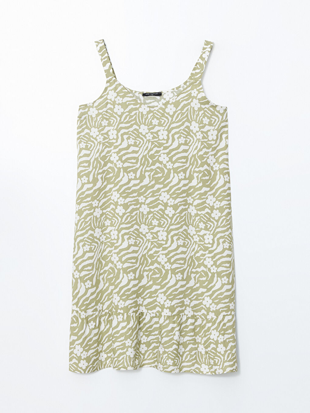 LCW Comfort Woman KHAKI Dress -S5EV69Z8-LS6