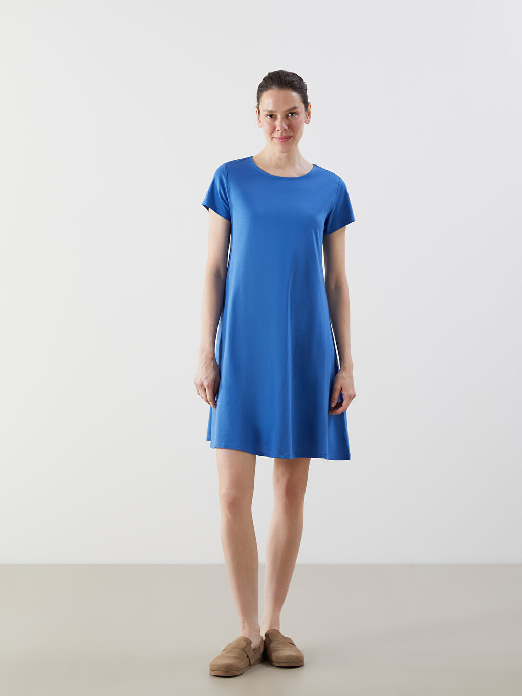 Crew Neck Women's Mini Dress -S5EV94Z8-HRA