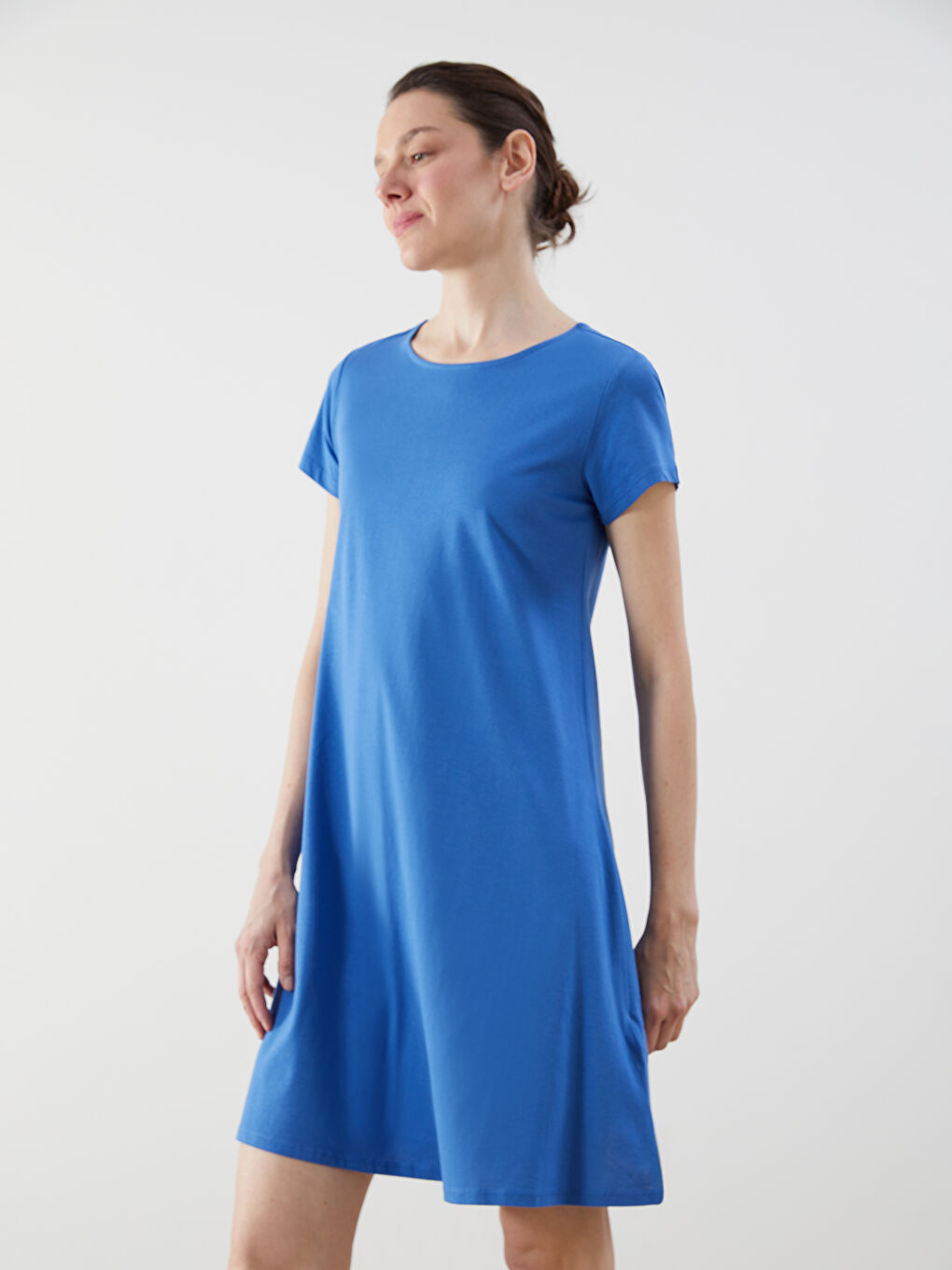 Crew Neck Women's Mini Dress -S5EV94Z8-HRA