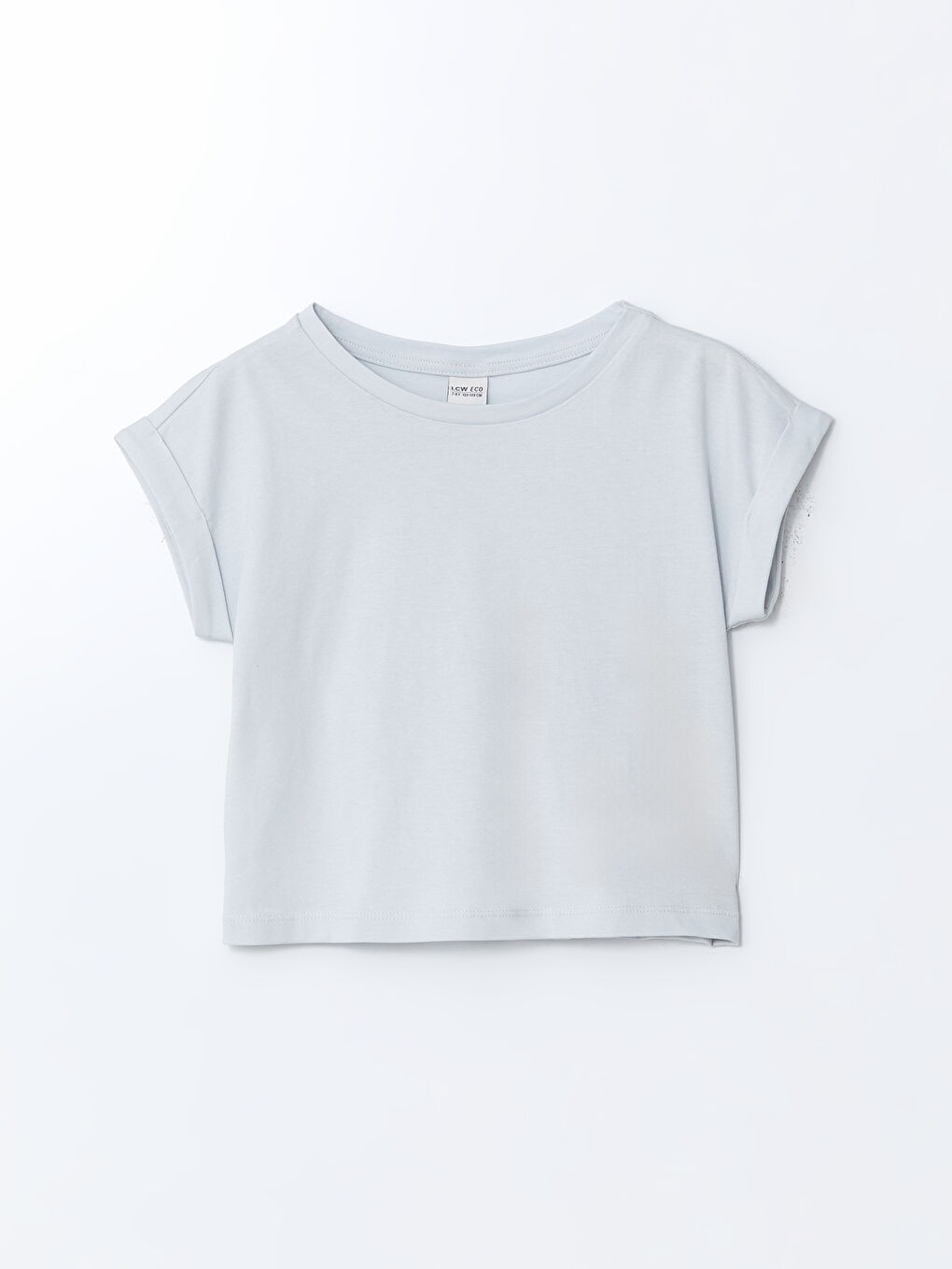 Mavi Bisiklet Yaka Kız Çocuk Tişört