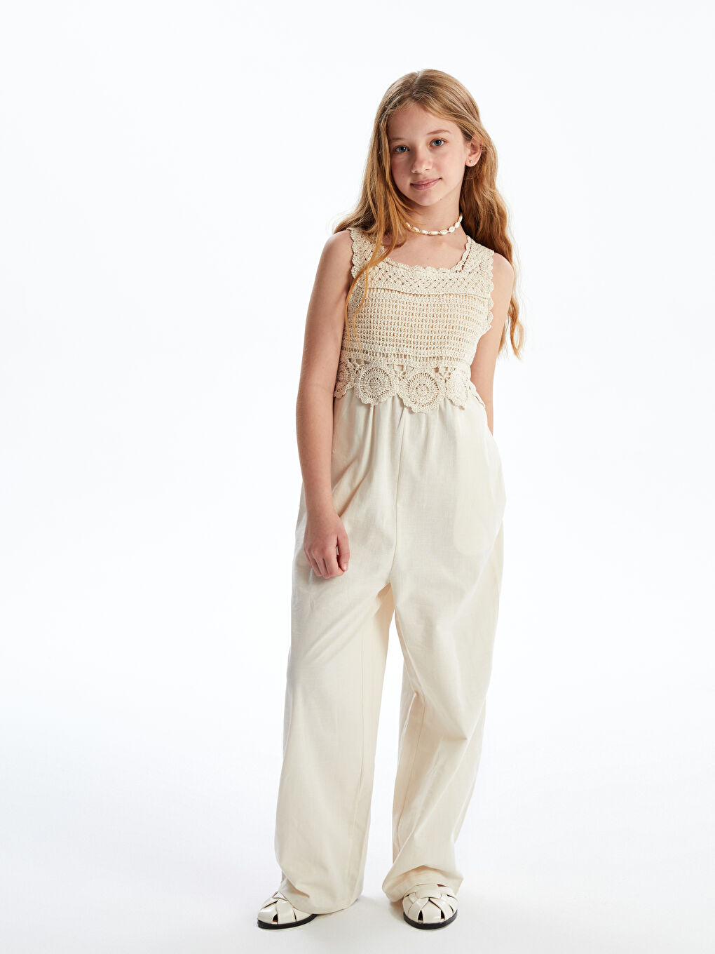 Girl BEIGE Jumpsuit -S5EY24Z4-FWM