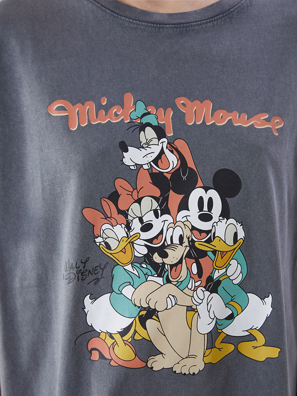Ženska majica okruglog izreza sa štampom Mickey i prijatelji -S5EY27Z8-JPT
