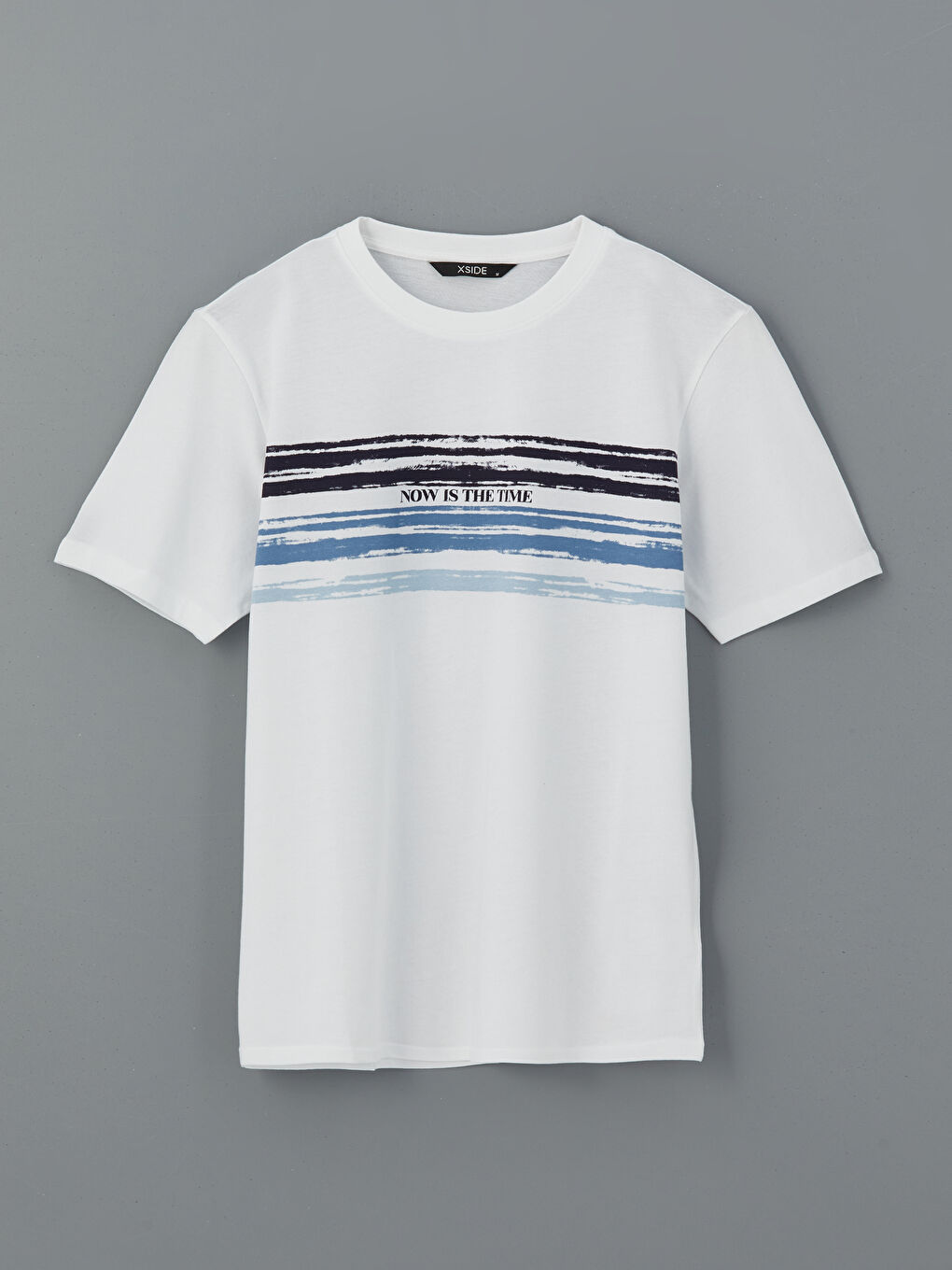 Crew Neck Printed Jersey Men's T-Shirt-4