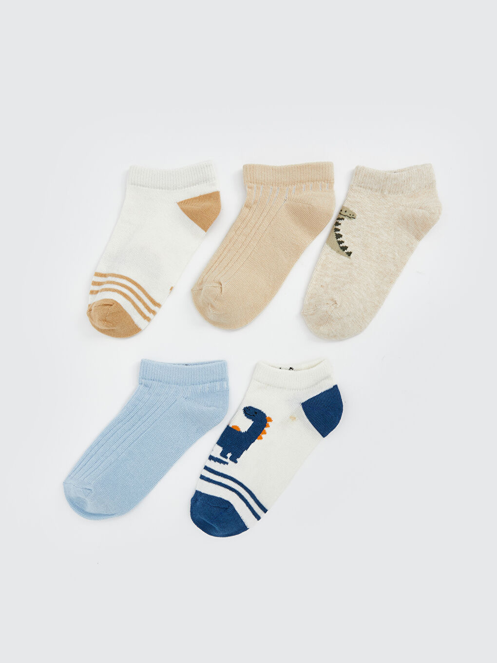 Printed Baby Boys Trainer Socks 5 Pack -S5EY65Z1-FDU