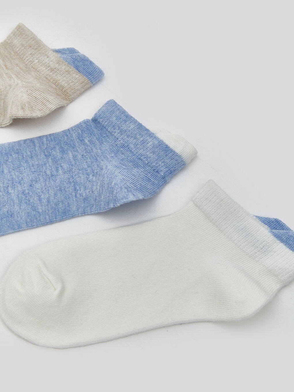 Lot de 5 paires de chaussettes bottines basiques pour garçons bébé-1