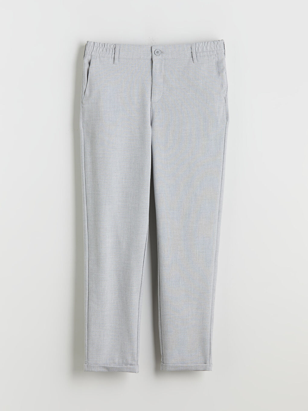 Gri Slim Fit Erkek Pantolon-4