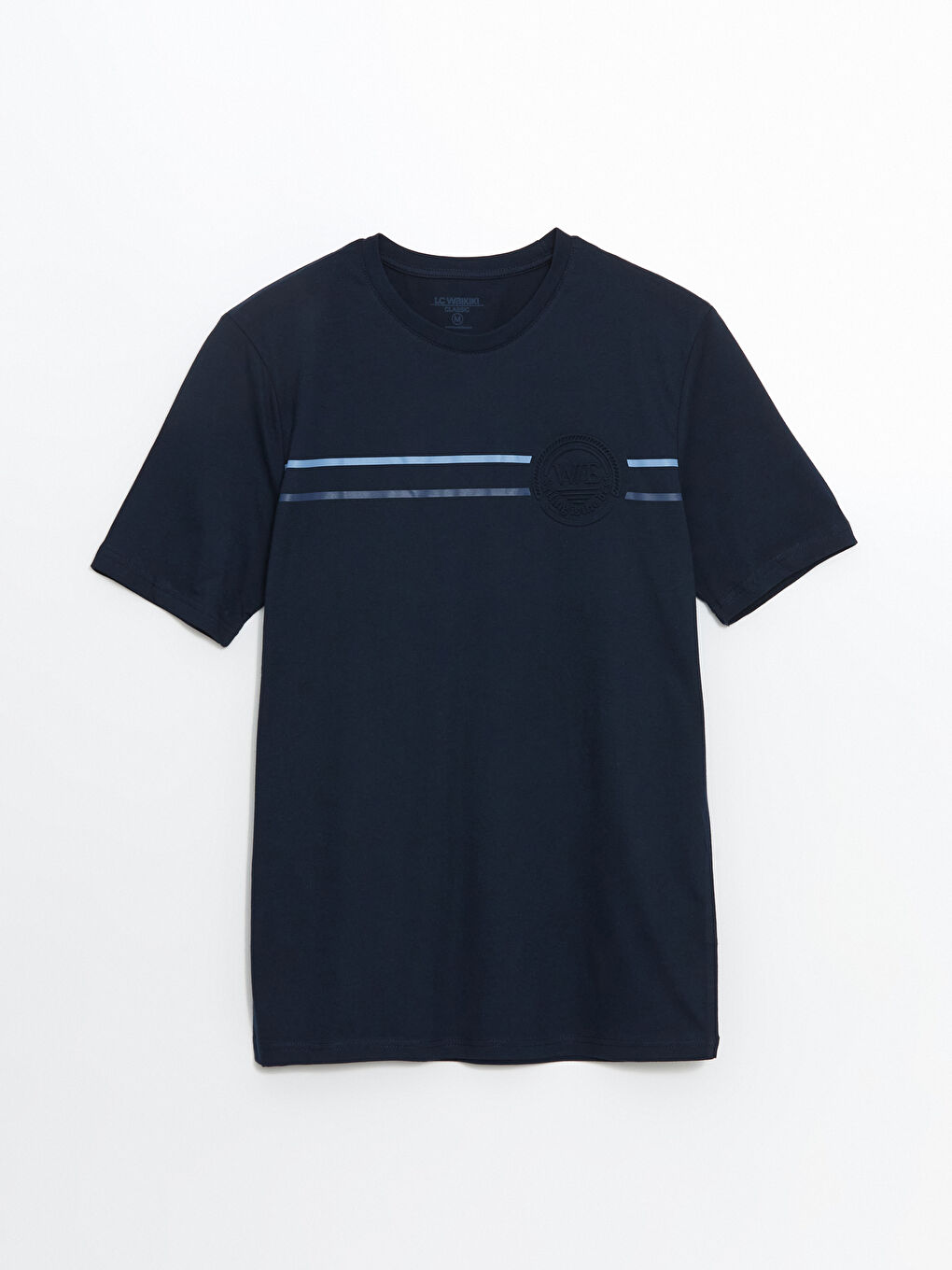 Crew Neck Short Sleeve Printed Combed Cotton Men's T-shirt -S5FA28Z8-DWP