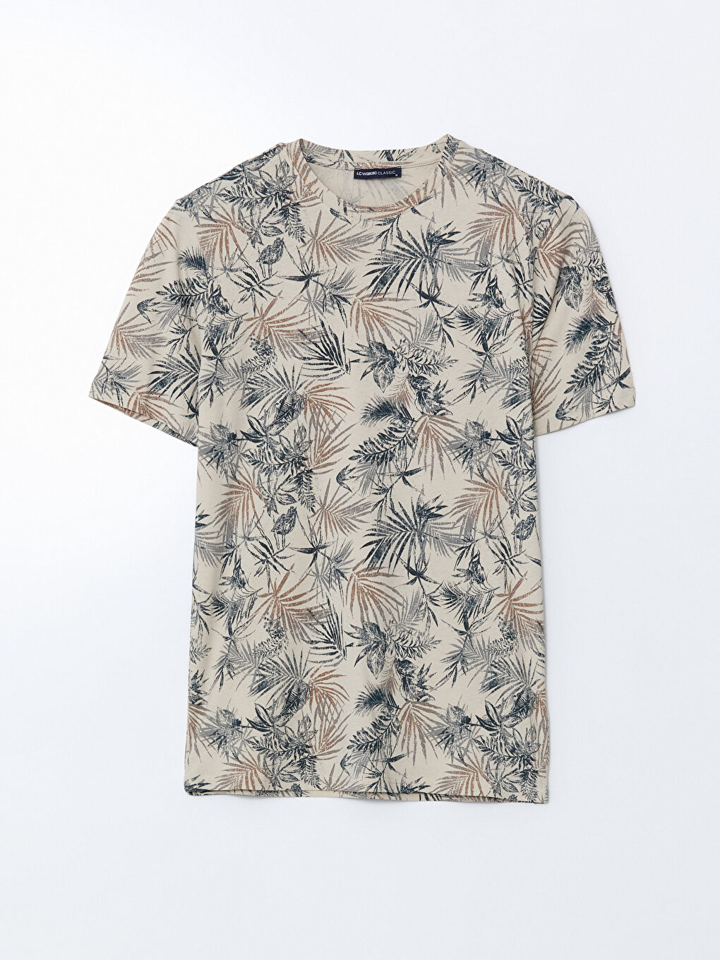 LCWAIKIKI Classic Crew Neck Patterned Men's T-Shirt -S5FA37Z8-LQB