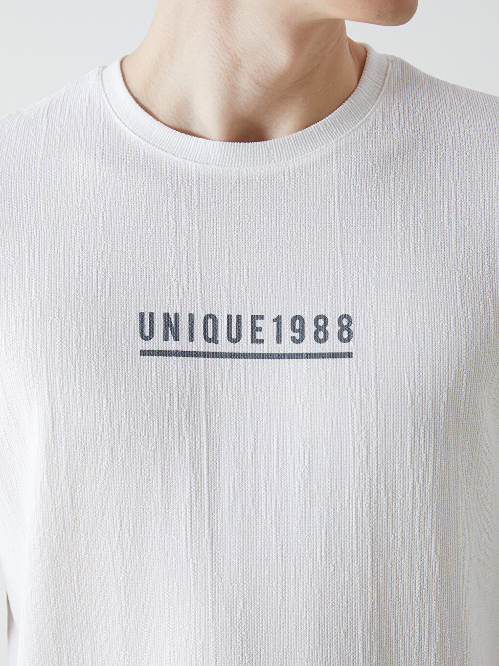 Tricou Cu Mânecă Scurtă Imprimat Pentru Bărbați Cu Guler Rotund-2