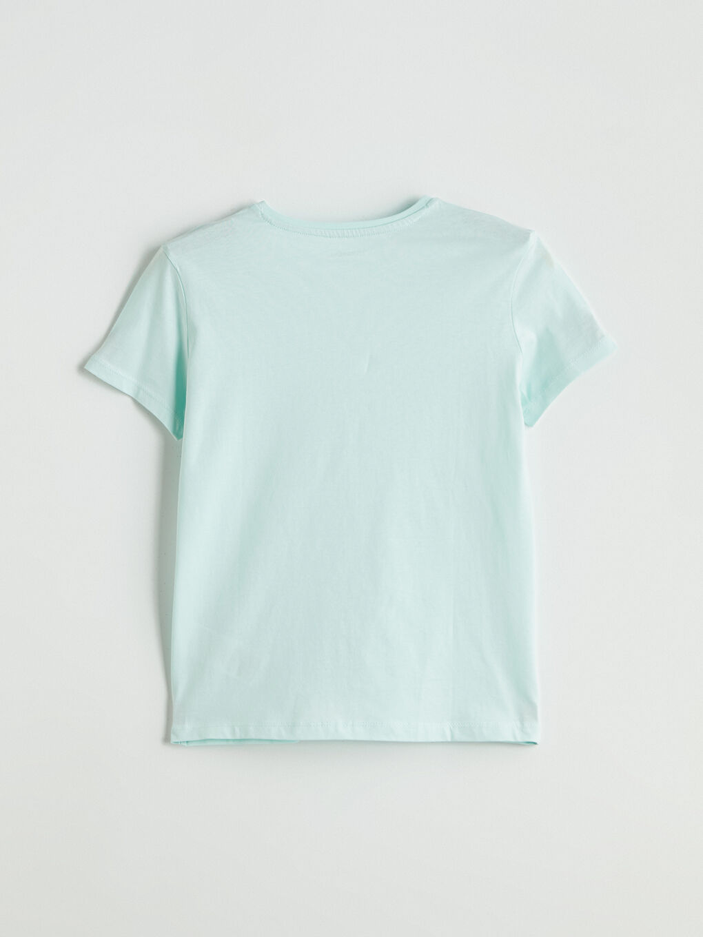 Pembe Bisiklet Yaka Kız Çocuk Tişört 2'li-6