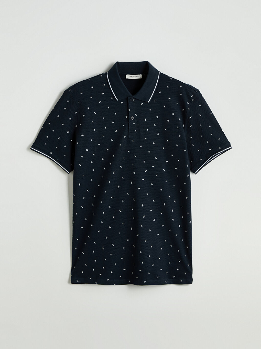 LCW Vision Polo Neck Short Sleeve Patterned Men's T-Shirt -S5FA70Z8-J2Y