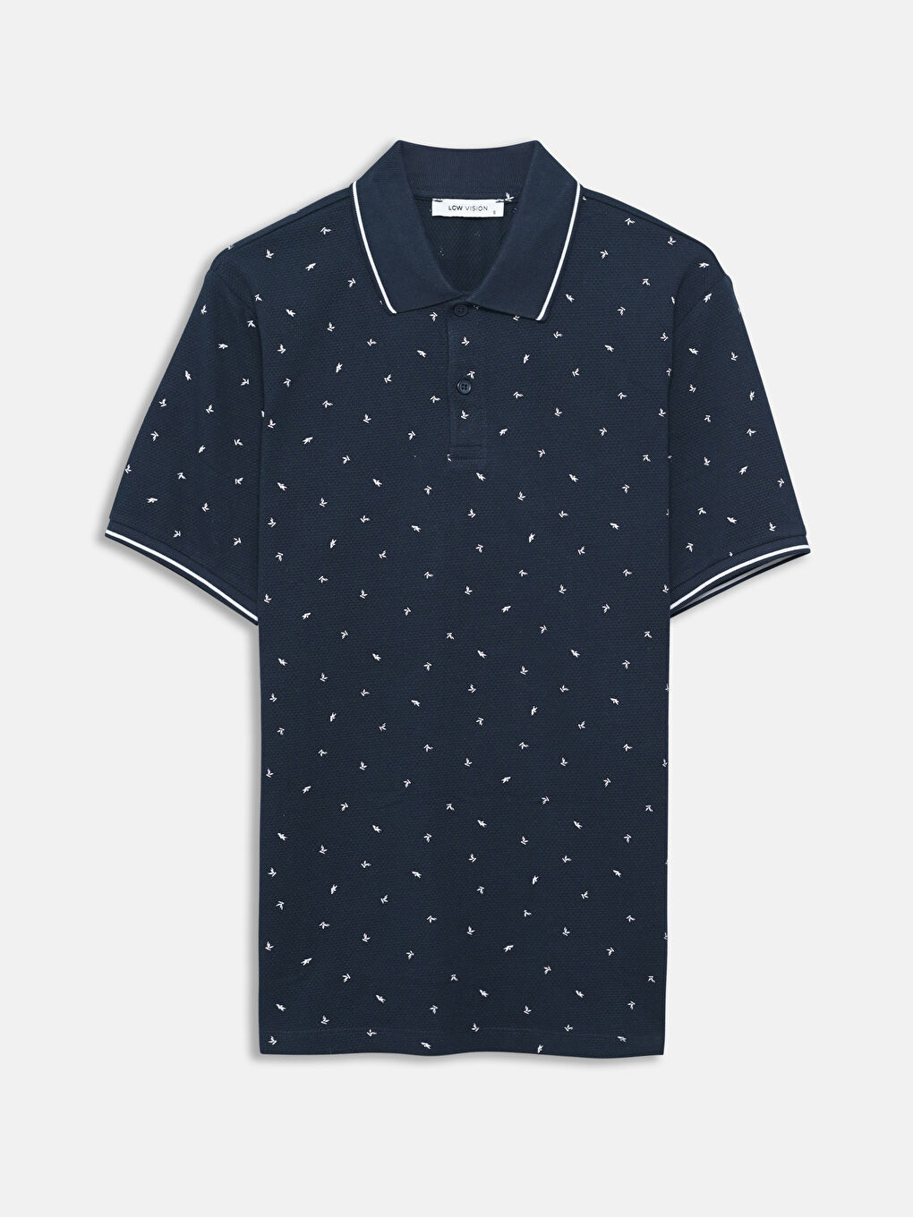 LCW Vision Polo Neck Short Sleeve Patterned Men's T-Shirt -S5FA70Z8-J2Y