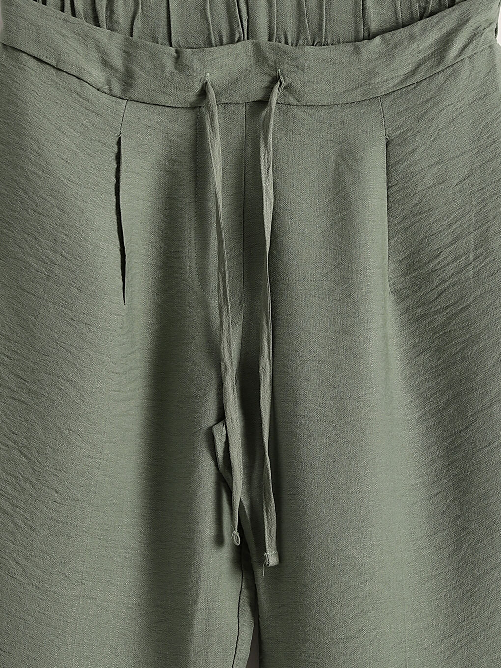 Elasticated Waist Women's Trousers-2