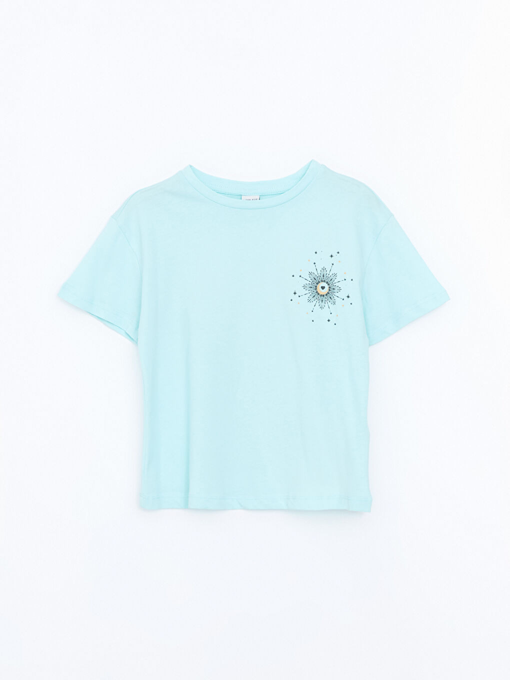 Crew Neck Girl's T-Shirt -S5FB11Z4-FVW