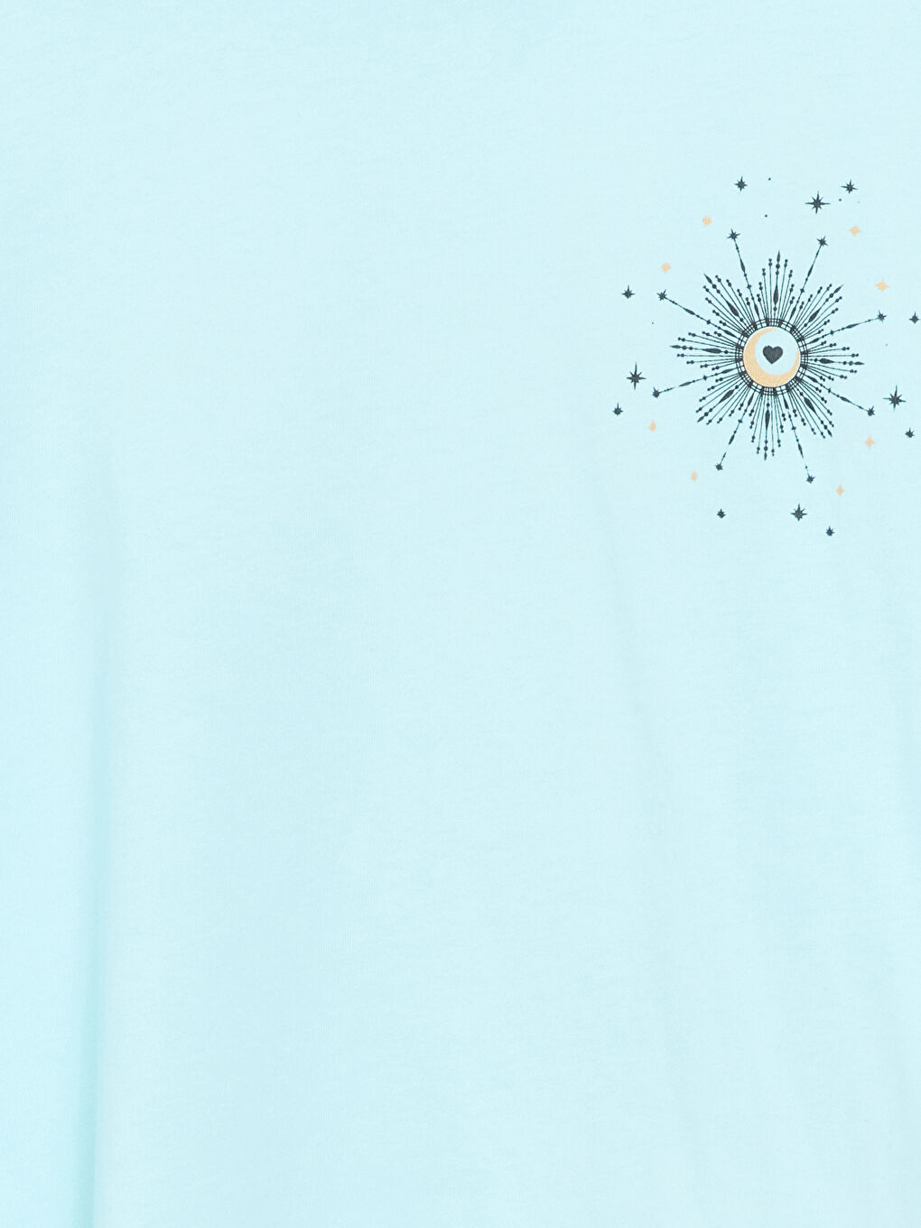 Crew Neck Girl's T-Shirt -S5FB11Z4-FVW