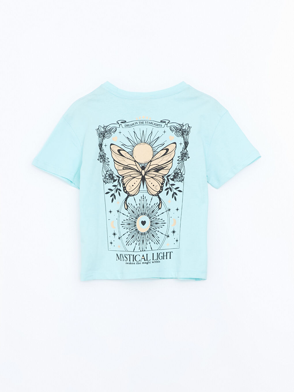 Crew Neck Girl's T-Shirt -S5FB11Z4-FVW