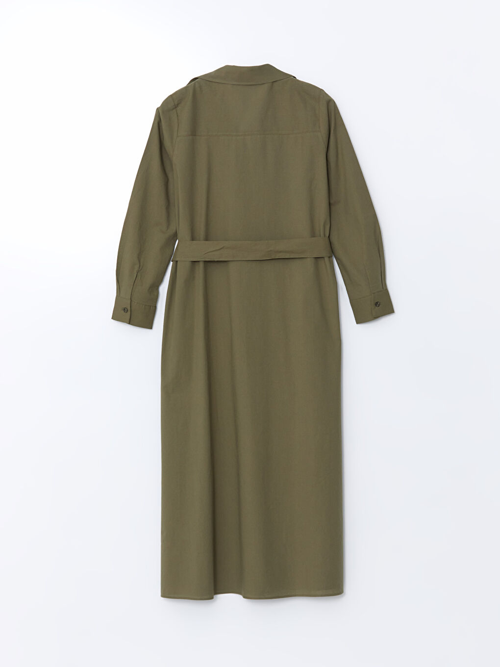 LCWAIKIKI Classic Waistband Poplin Shirt Dress -S5FB25Z8-GXF