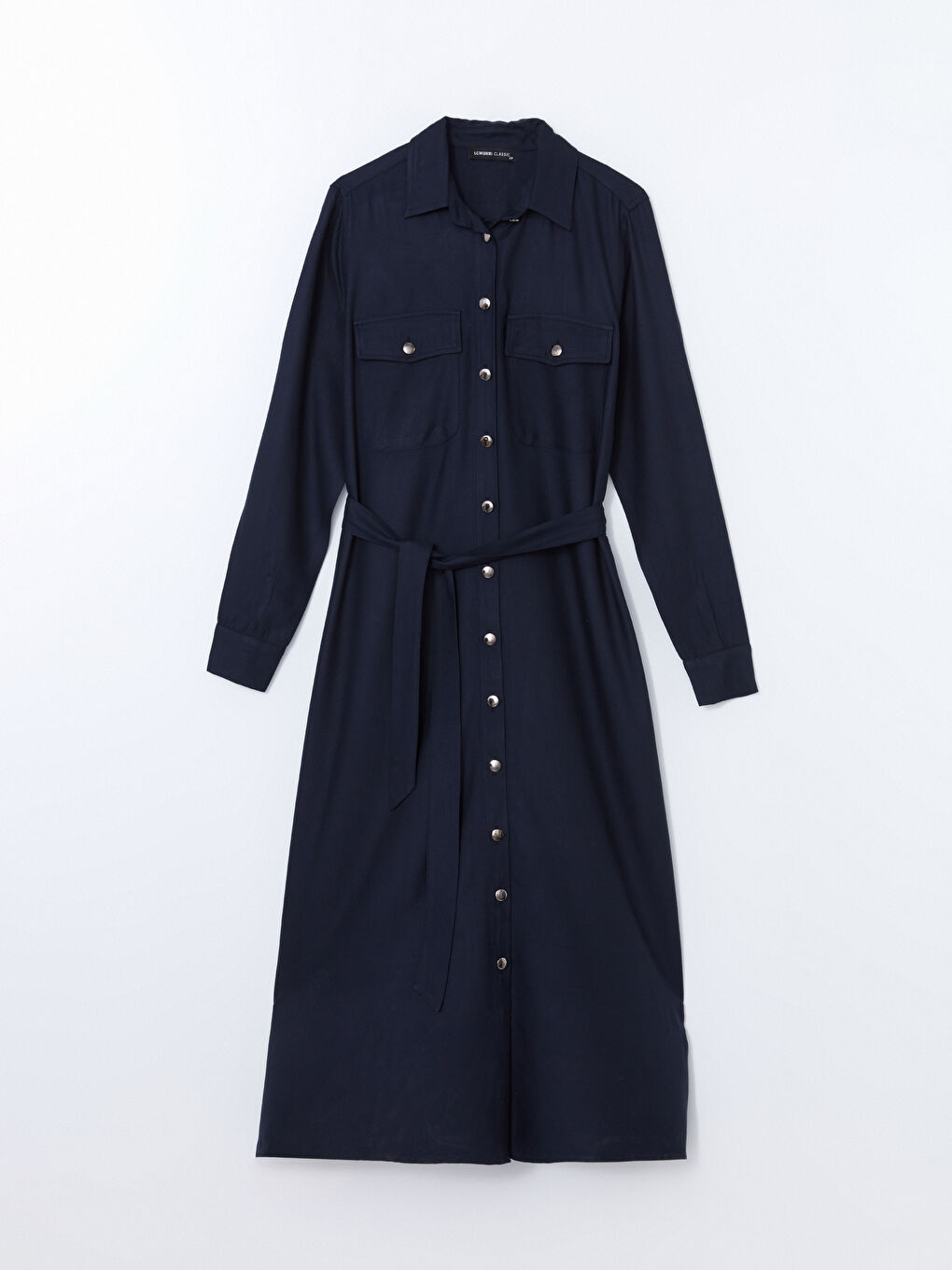 Loose Fit Women's Shirt Dress-4