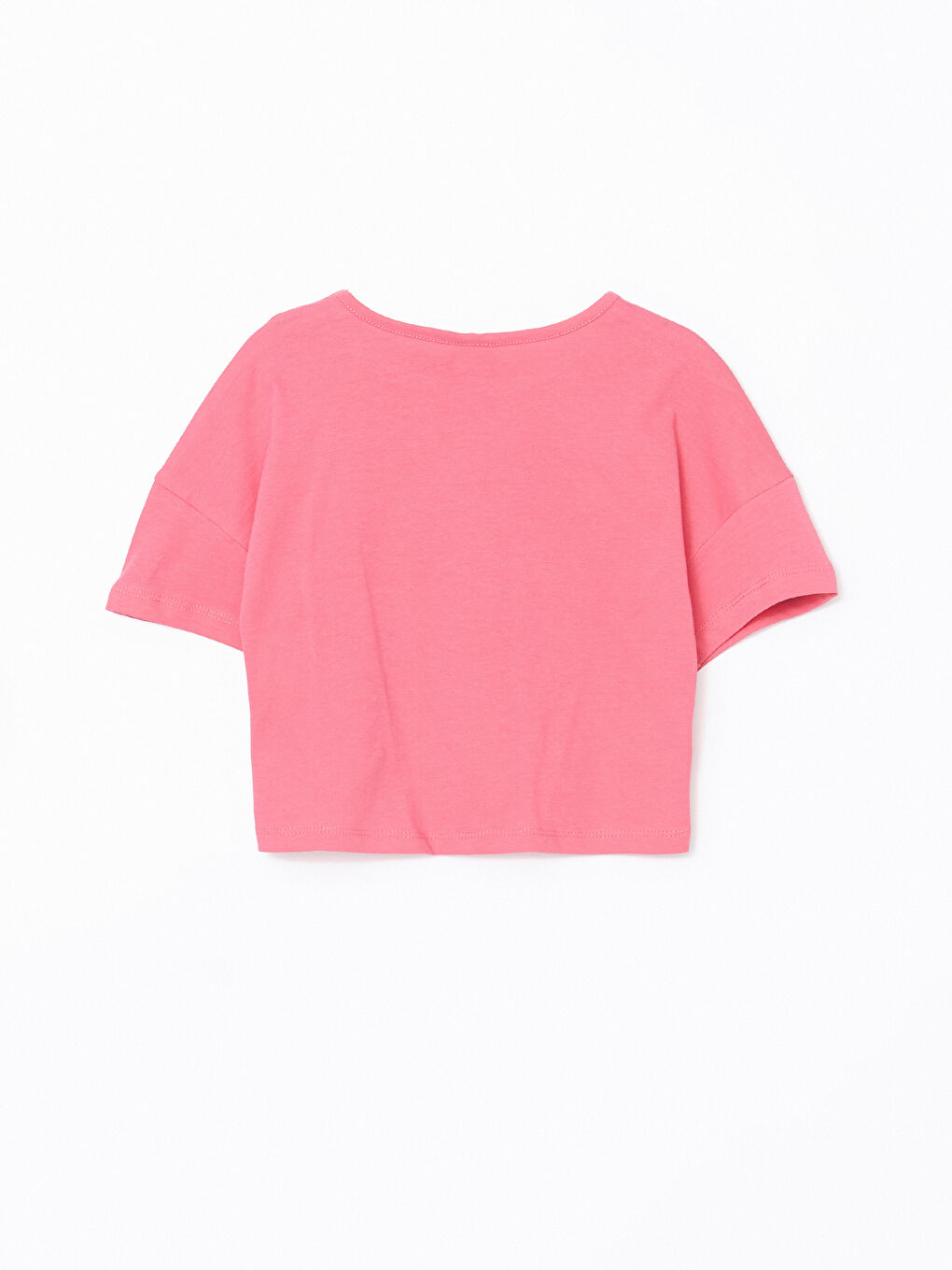 Crew Neck Girls Crop T-Shirt -S5FB45Z4-GUD