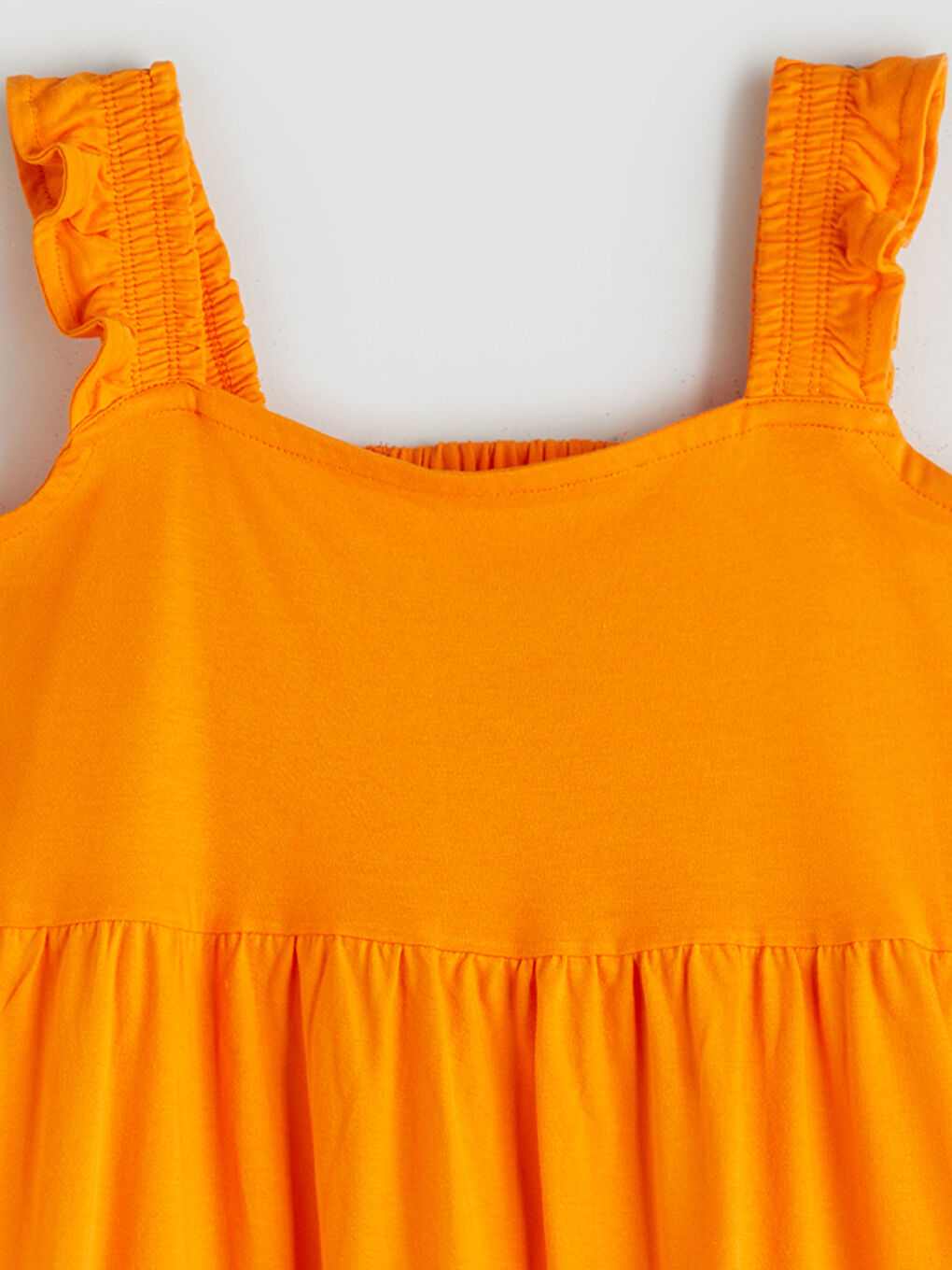 Square Neck Girls' Dress-2