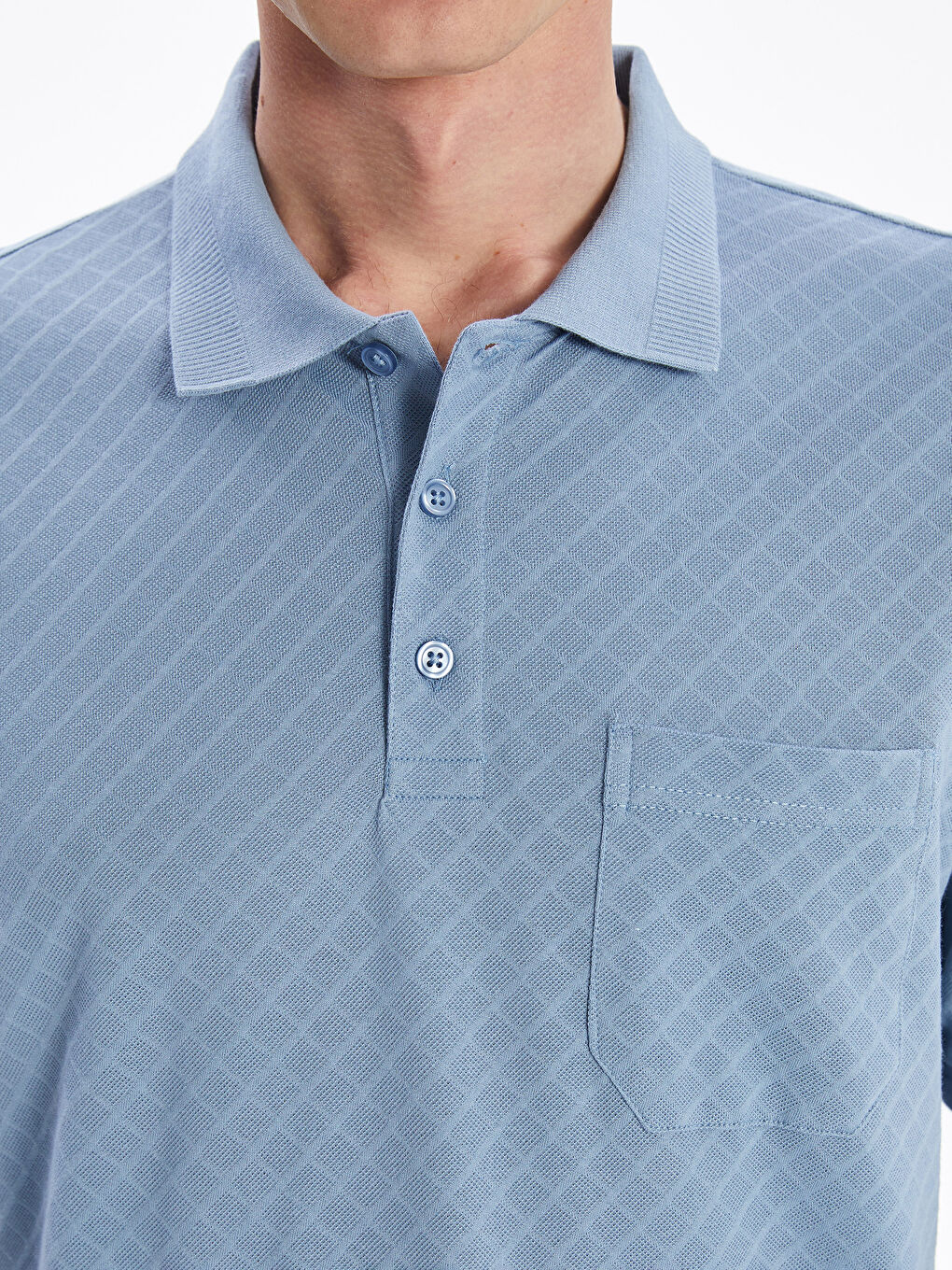 LCWAIKIKI Classic Man BLUE T-Shirt -S5FB62Z8-MHY